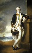 George Dance the Younger Portrait of Captain Hugh Palliser oil painting
